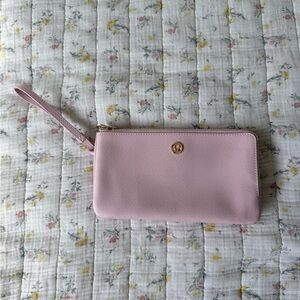 lululemon Light Pink Wristlet Clutch